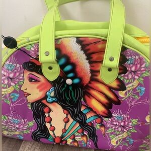 Ed Hardy Vintage Bowler Bag Duffel Bag